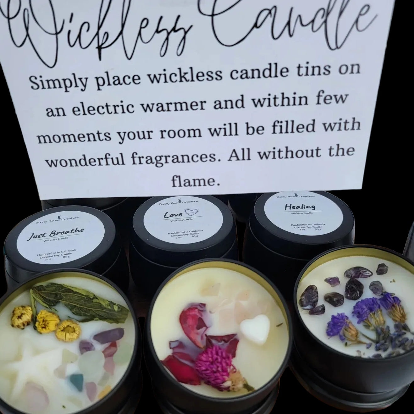 Just Breathe Wickless Candle